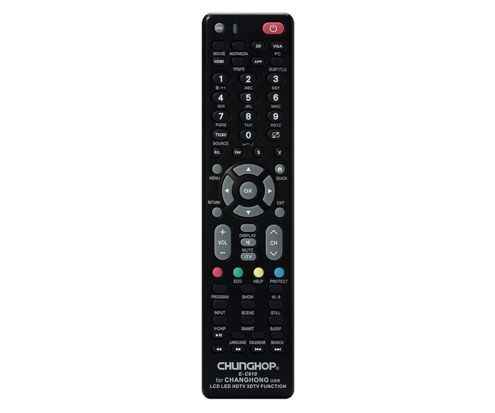 Fjärrkontroll CHUNGHOP E-C910 För Changhong TV TV-fjärrkontroll Ersättning