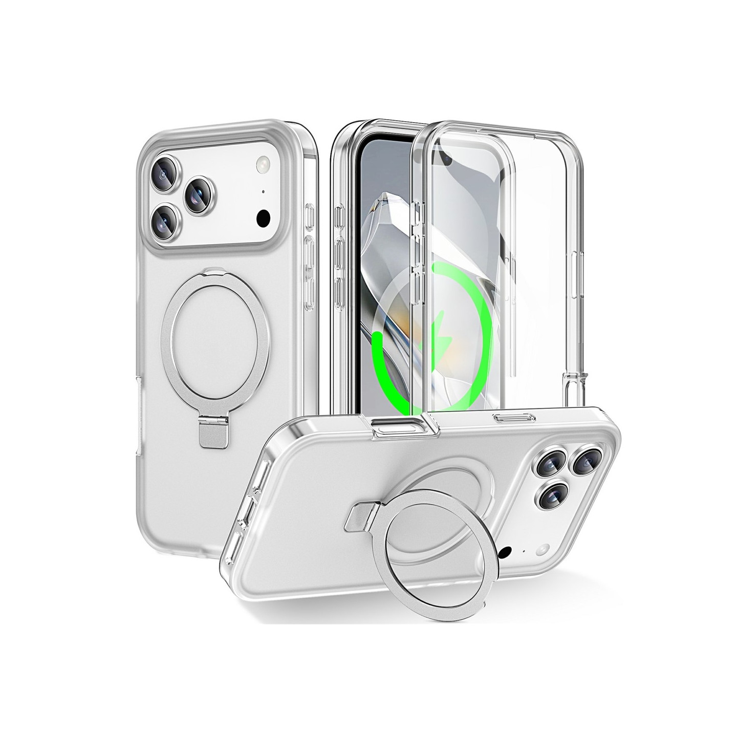 Puhelinkotelo näytönsuojalla iPhone 18 Pro Max / 17 Pro Max puhelimille