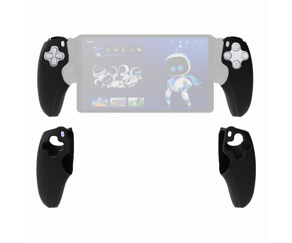 Silikon Skal Fodral för PS5 Portal Höger och vänster - Svart