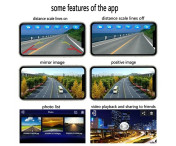 Nattseende vidvinkel WiFi-kamera Vattentät backkamera trådlös för säker körning