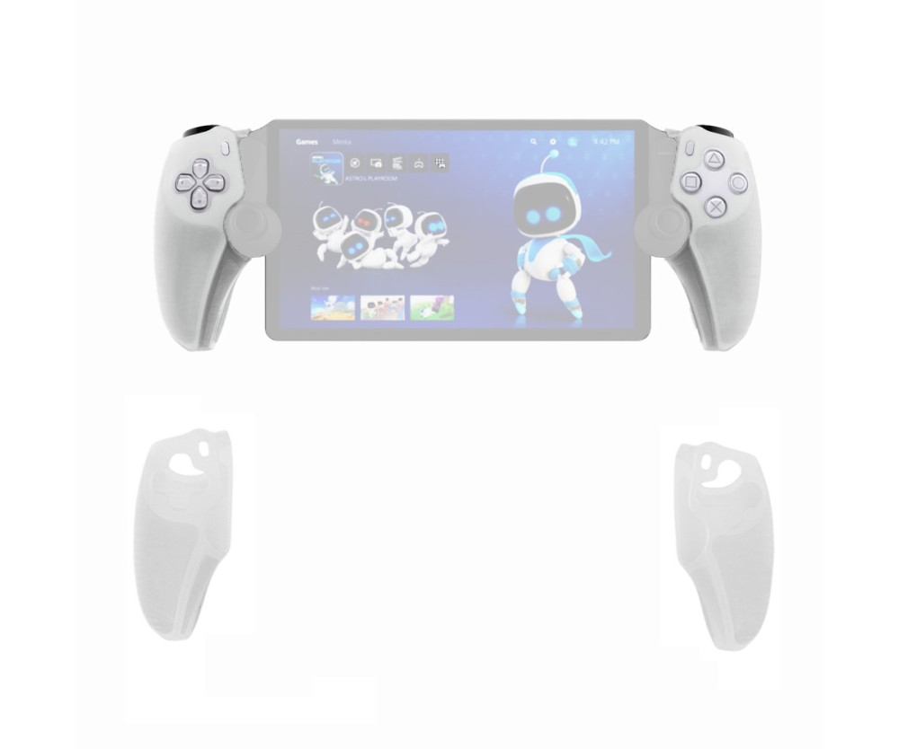 Silikon Skal Fodral för PS5 Portal Höger och vänster - Transparent