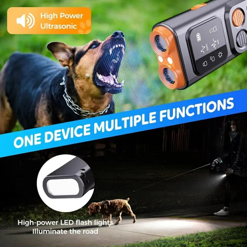 Anti-Bark Ultrasonic Dog Barking Control – Dual-Head Dog Training Device