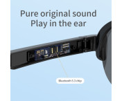 144 språk Translation Översättare Smart AI Bluetooth Solglasögon UV400 hörlurar