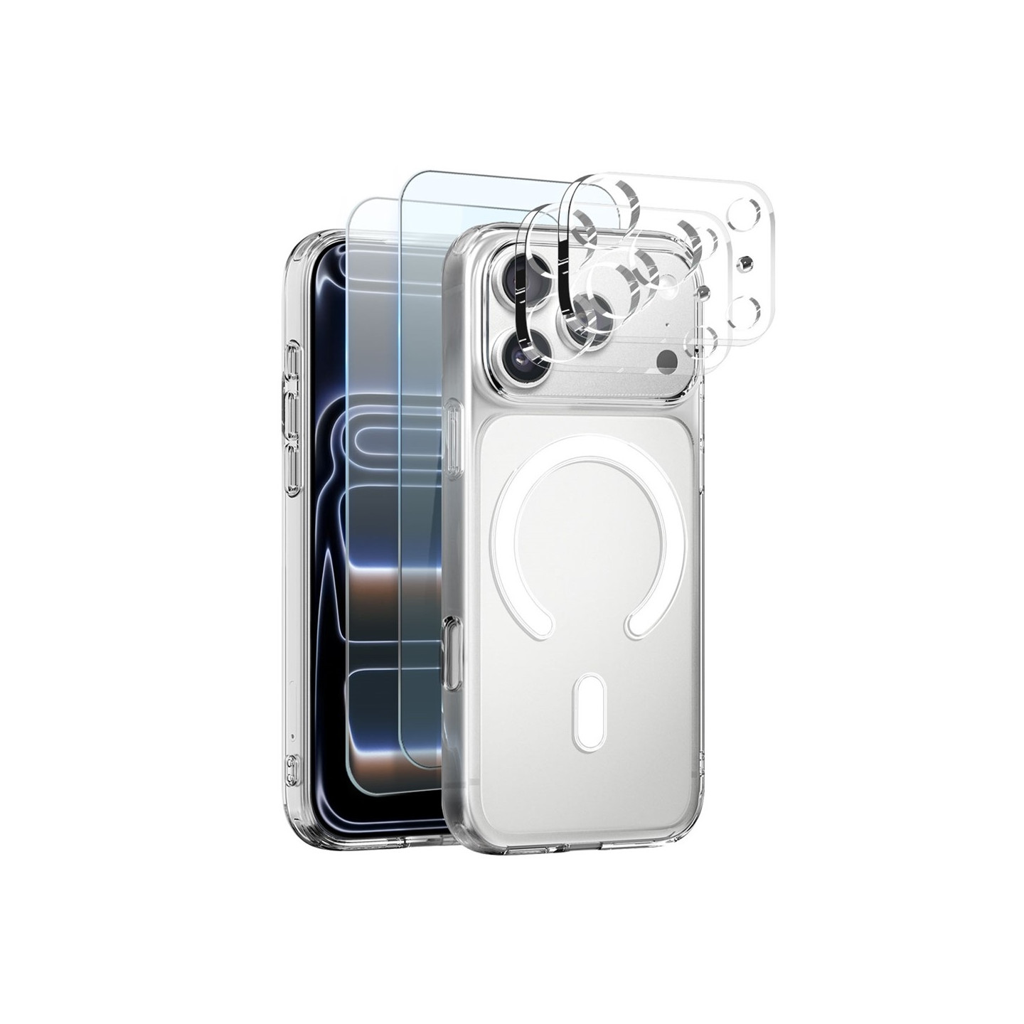 NORTHJO 5 in 1 Set Phone Case for iPhone 18 Pro Max