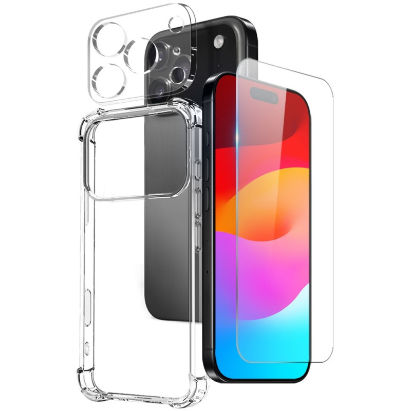 NORTHJO Puhelinkotelo näytön ja linssuojan kanssa iPhone 18 Pro Max puhelimelle