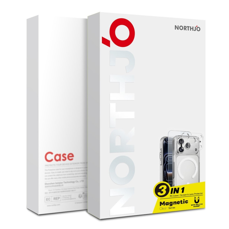 NORTHJO Magnetisk telefondekselsett til iPhone 18 Pro Max