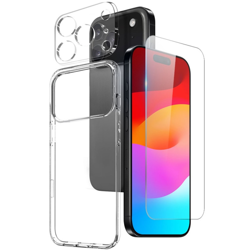 NORTHJO Puhelinkotelo näytön ja linssuojan kanssa iPhone 18 Pro Max puhelimelle
