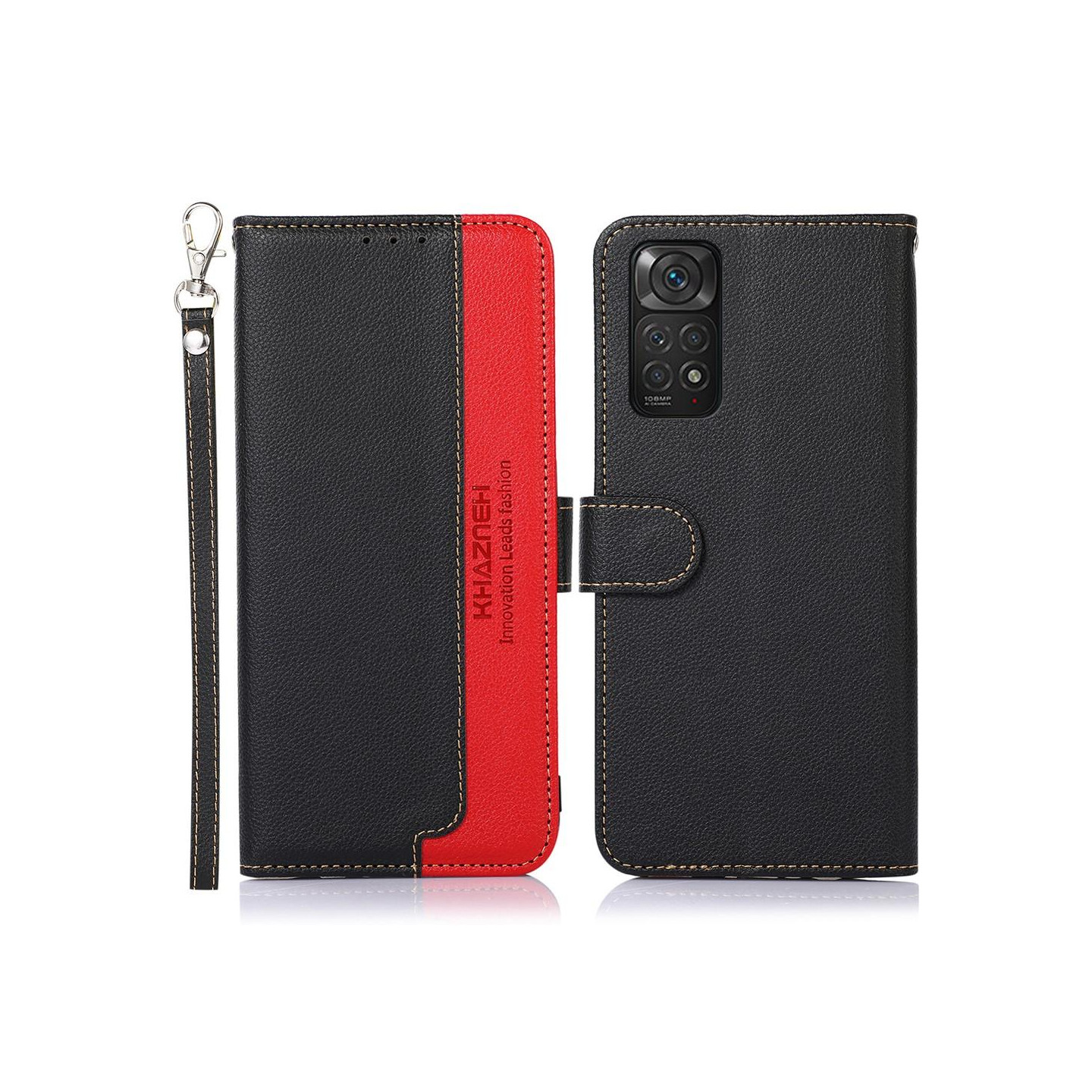 KHAZNEH Phone Cover for Xiaomi Redmi Note 11 / Note 11S - Black