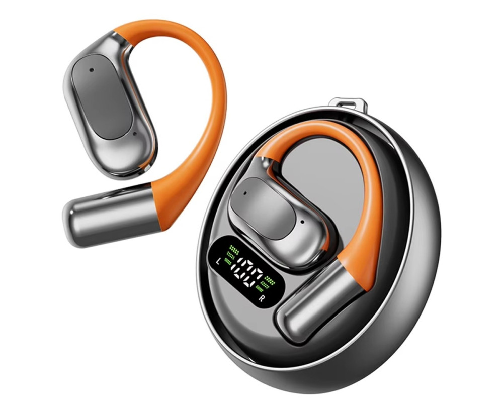 144 språk Translation Översättare Smart Translator Headset Bluetooth Realtid - Svart