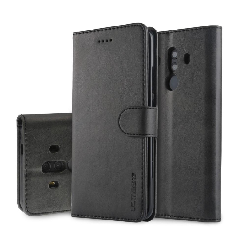 Huawei Mate 10 Pro Wallet Stand Case with Card Slots - Black
