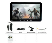 7" Trådlös Carplay Android Auto Bluetooth GPS MP5 Sugkopp Bilstereo