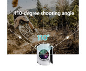 Videokamera Glasögon Kamera IPS-skärm WIFI APP-kontroll 2.7K Ultra HD