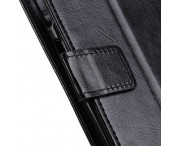 Till Motorola Moto E6s Plånboksfodral Svart