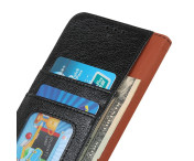 Till Sony Xperia 1 VII Plånboksfodral Textured Split - Svart