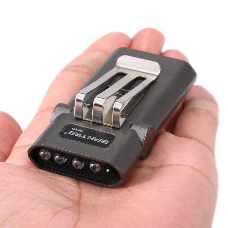 Clip Cap Light Rechargeable Headlamp Hands - free Flashlight