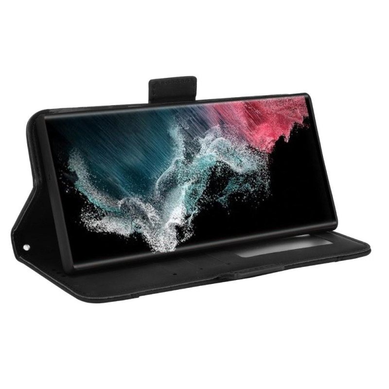 Samsung Galaxy S22 Ultra 5G Lommebok - deksel - Svart