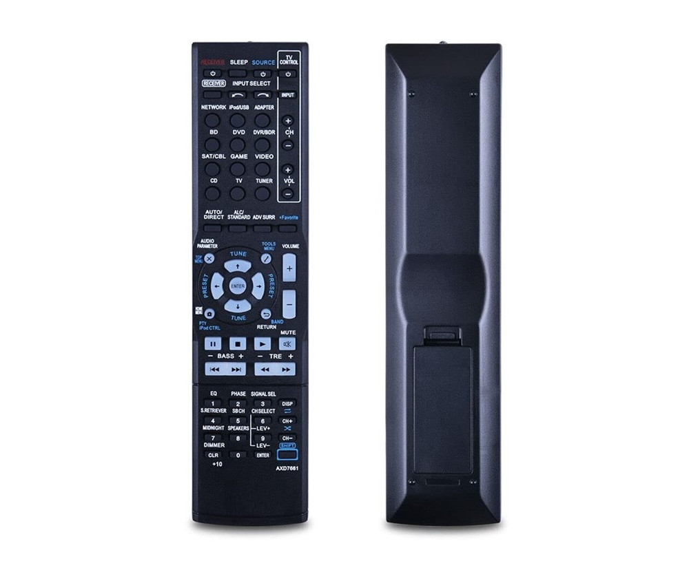 Fjärrkontroll Ersättning för AXD7661 För Pioneer AV Receiver Stereo System