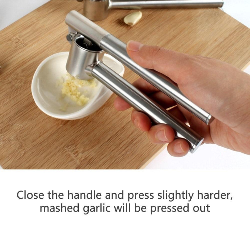 Garlic Press Large Lengthened 186x70x50mm Stainless steel