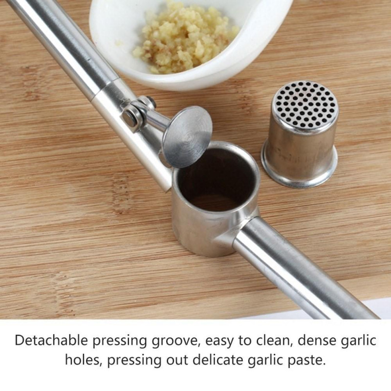 Garlic Press Large Lengthened 186x70x50mm Stainless steel