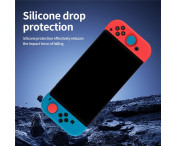 Silikonfodral Skal Kompatibel med Nintendo Switch + tumgreppsskydd fodral - blå