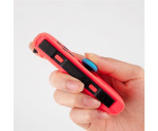 Silikonfodral Skal Kompatibel med Nintendo Switch + tumgreppsskydd fodral -Svart