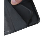 För Honor Magic7 Pro 5G Fodral Ställ Korthållare Plånboksfodral - Svart