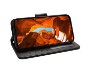 För Honor Magic7 Pro 5G Fodral Ställ Korthållare Plånboksfodral - Svart