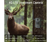 Övervaka Vilt Vilda Djur Jaktkamera 4G Fjärrövervakning Trådlös Trail Cam Kamera
