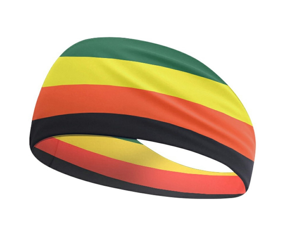 Marathon Svettband Andningsbart Sportpannband Fitness Svettabsorberande Hårband