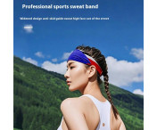Marathon Svettband Andningsbart Sportpannband Fitness Svettabsorberande Hårband