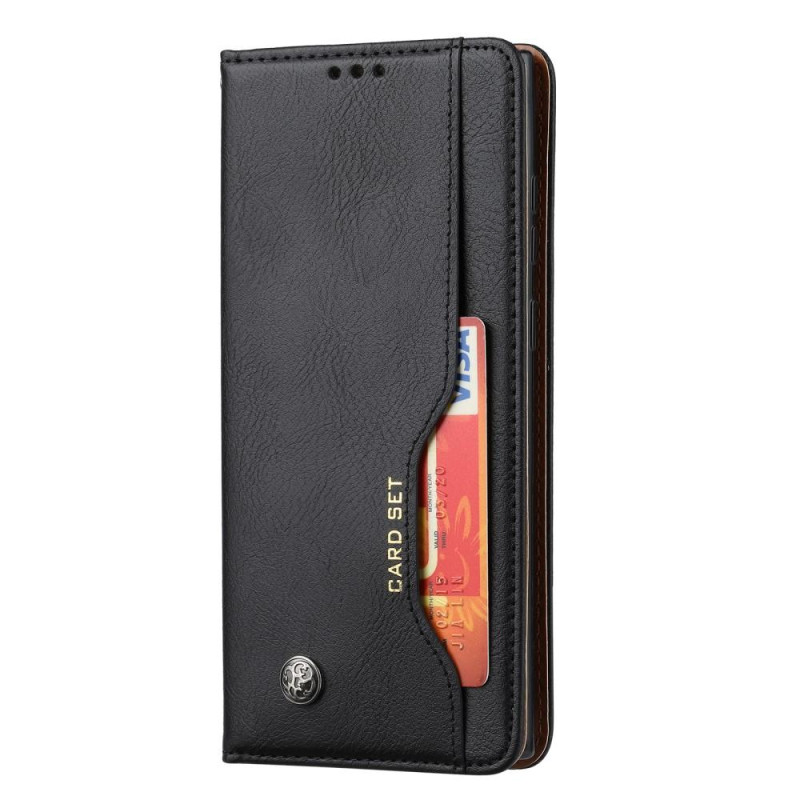 Samsung Galaxy S22 Ultra Wallet Stand Telefonflip - etui Cover - Sort