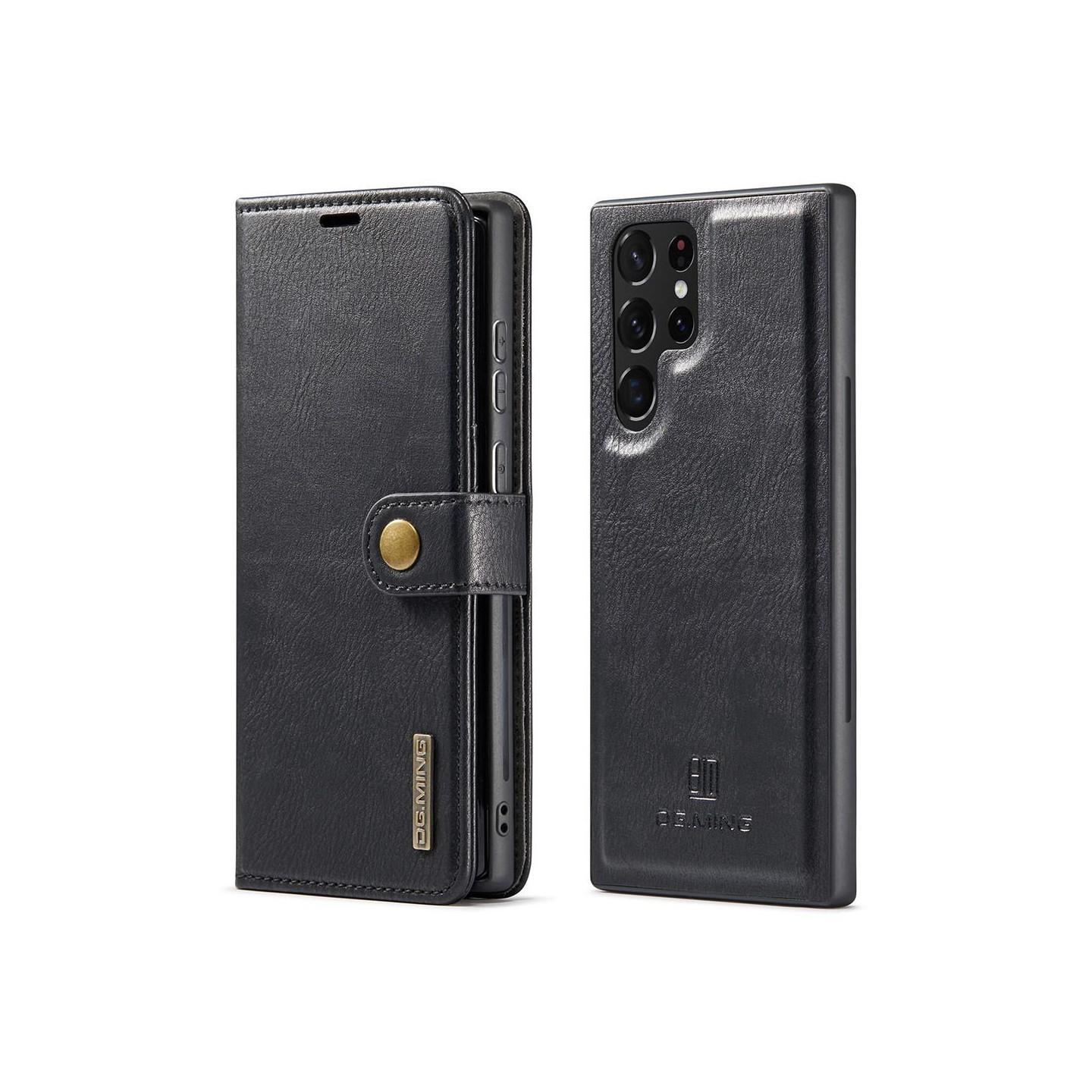 Samsung Galaxy S22 Ultra 5G DG.MING Detachable 2 - in - 1 Wallet Cover Shell