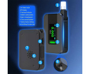 Alkoholmätare Högprecision Alkoholtestare Röstmeddelande Alkohamnalysator