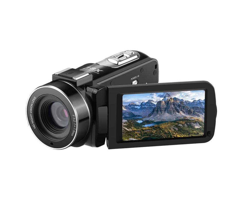 Videokamera ORDRO B320 3" IPS Infraröd nattseende 18X zoom 30MP digitalkamera