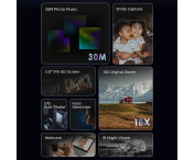 Videokamera ORDRO B320 3" IPS Infraröd nattseende 18X zoom 30MP digitalkamera