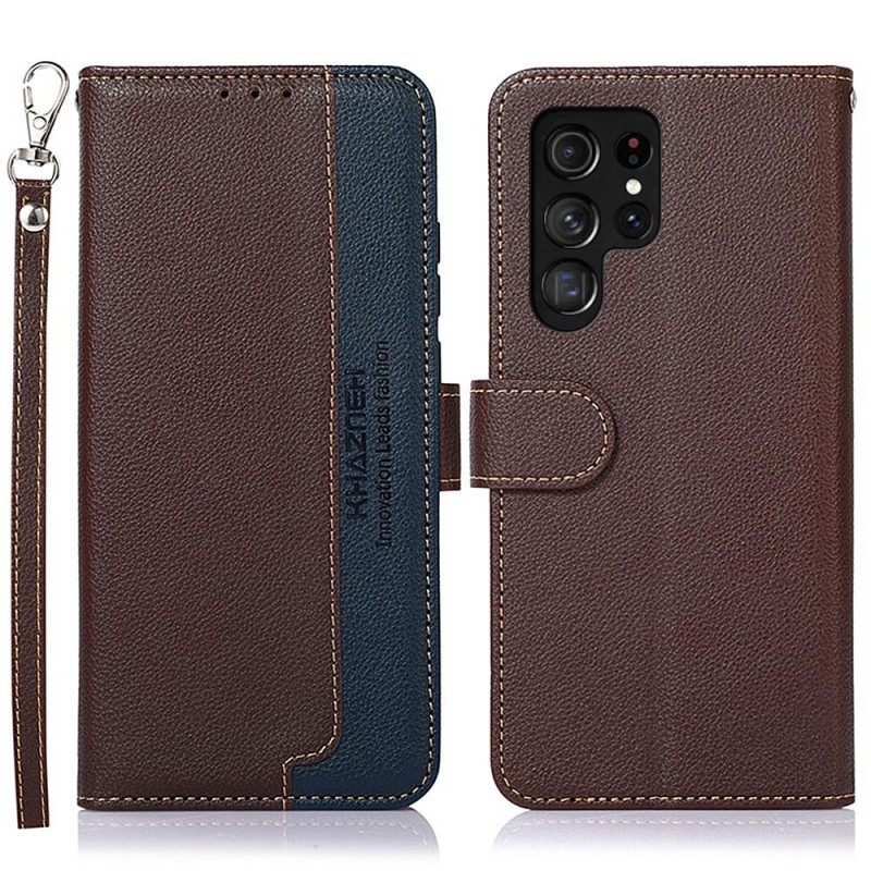 KHAZNEH Phone Cover for Samsung Galaxy S22 Ultra - Brown