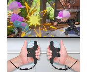 Kompatibel med Nintendo Switch 2 Joy-Con kontroll Greppset Skal Fodral - Svarta