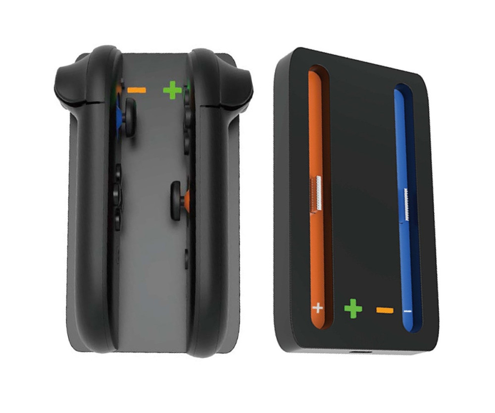 Kompatibel med Nintendo Switch 2 Laddningsdocka för Joy-Con-handtag 2 platser