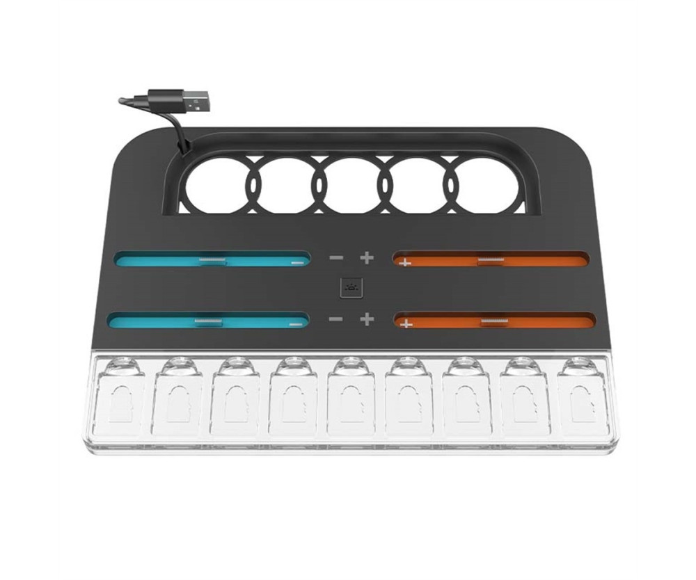 Kompatibel med Nintendo Switch 2 Laddningsdocka för 4 Joy-Con-kontroller