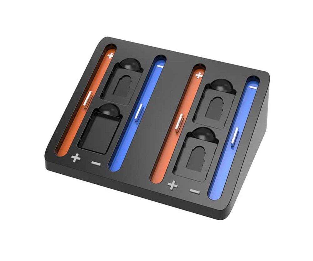 Kompatibel med Nintendo Switch 2 Joy-Con 4 Plats Laddningsdocka LED-indikator