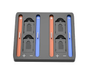 Kompatibel med Nintendo Switch 2 Joy-Con 4 Plats Laddningsdocka LED-indikator