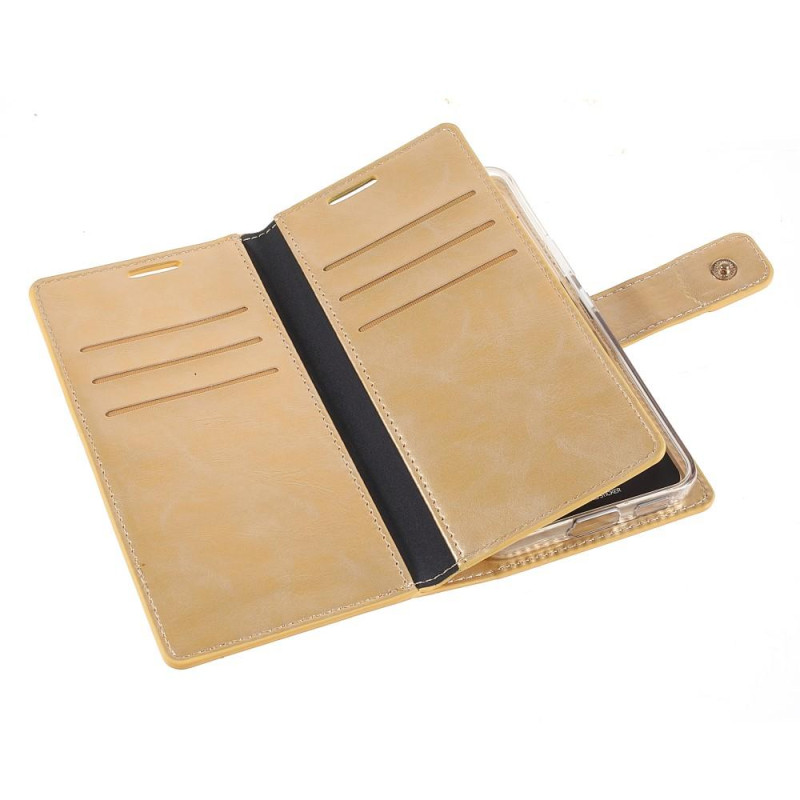 Samsung Galaxy S22+ MERCURY GOOSPERY Mansoor Wallet Case - Gold