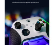 2st Tumgrepp Fingergrepp för Sony PlayStation 5 / 4 thumbstick extender - Svart