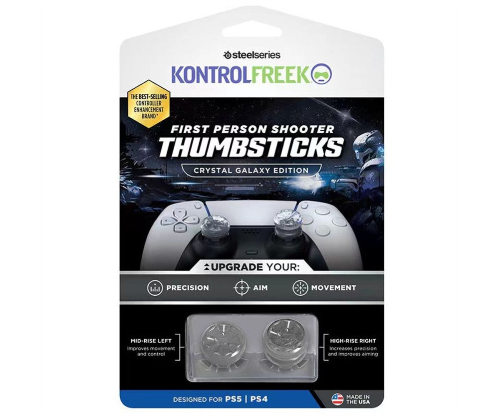 2st Tumgrepp Fingergrepp för Sony PlayStation 5 / 4 thumbstick extender