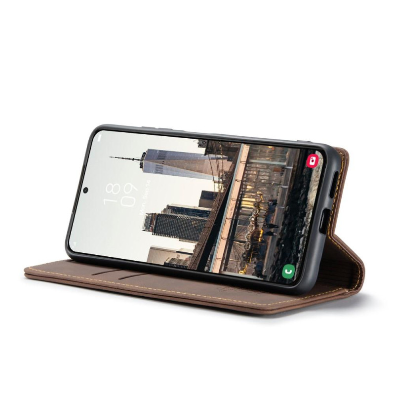 CASEME Lommebok - deksel Samsung Galaxy S22 Plus - Kaffe