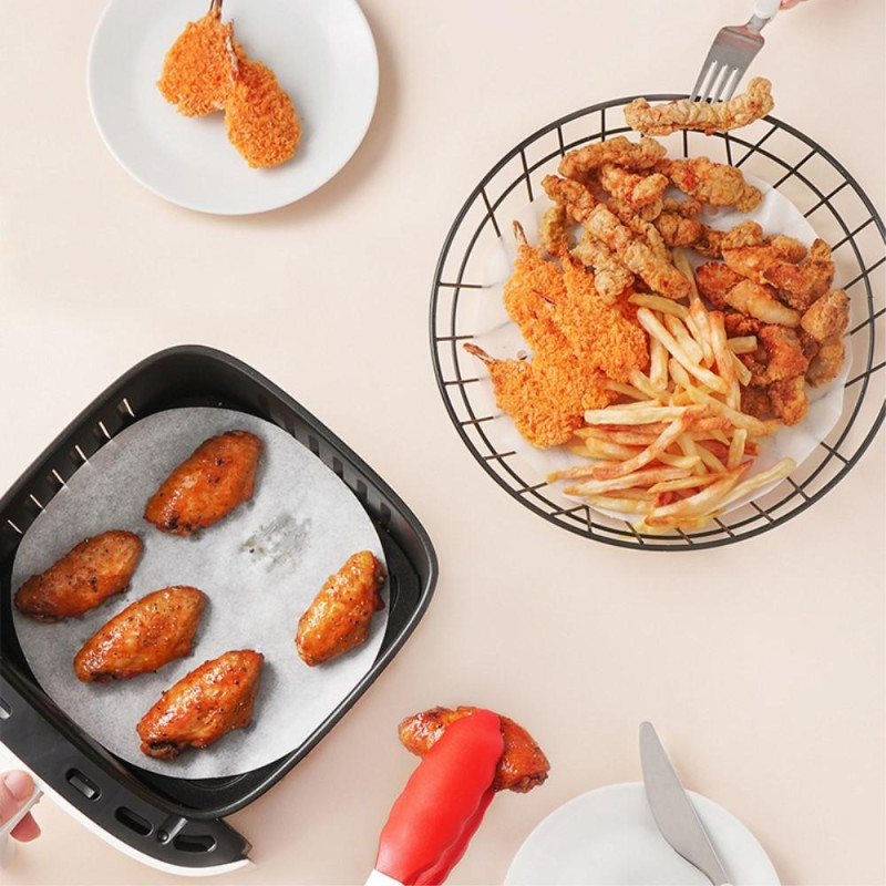 100 stk 30 cm Non - Stick Engangs Air Fryer Air Fryer Matlaging