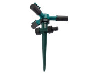 Vattenspridare 360-graders roterande 3-armad Gräsmatta bevattningssystem