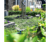 Vattenspridare 360-graders roterande 3-armad Gräsmatta bevattningssystem