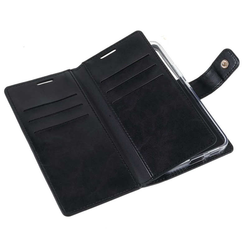 Samsung Galaxy S22+ MERCURY GOOSPERY Mansoor Lompakkokotelo - Musta