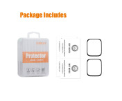 För Xiaomi Redmi Watch Move 2st Skärmskydd ENKAY 3D Böjt PC + PMMA Ultratydlig Film - Svart